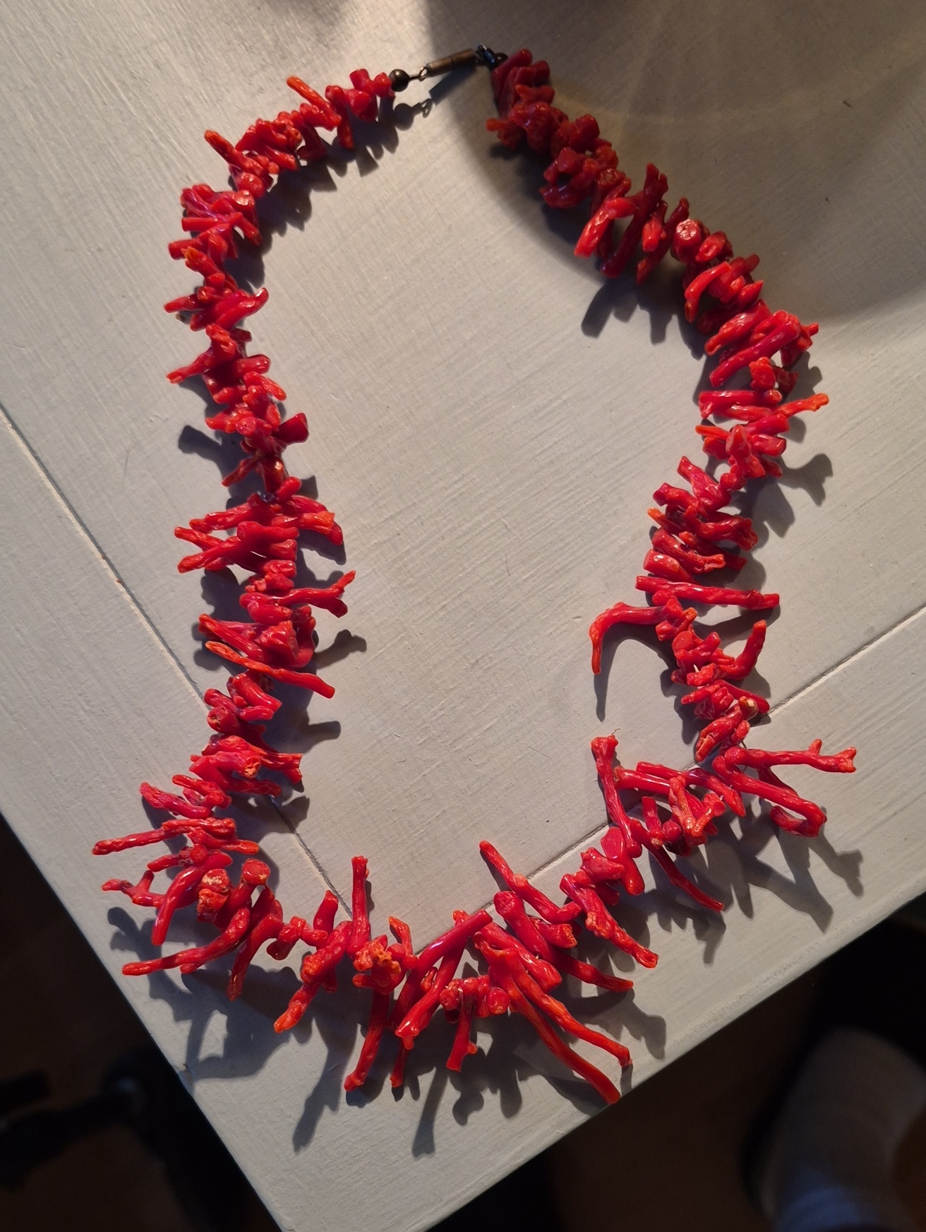 Genuine Oxblood Coral Necklace